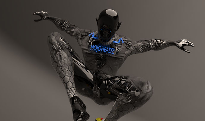 3D character with your artist's name - MojoHeadz NFT